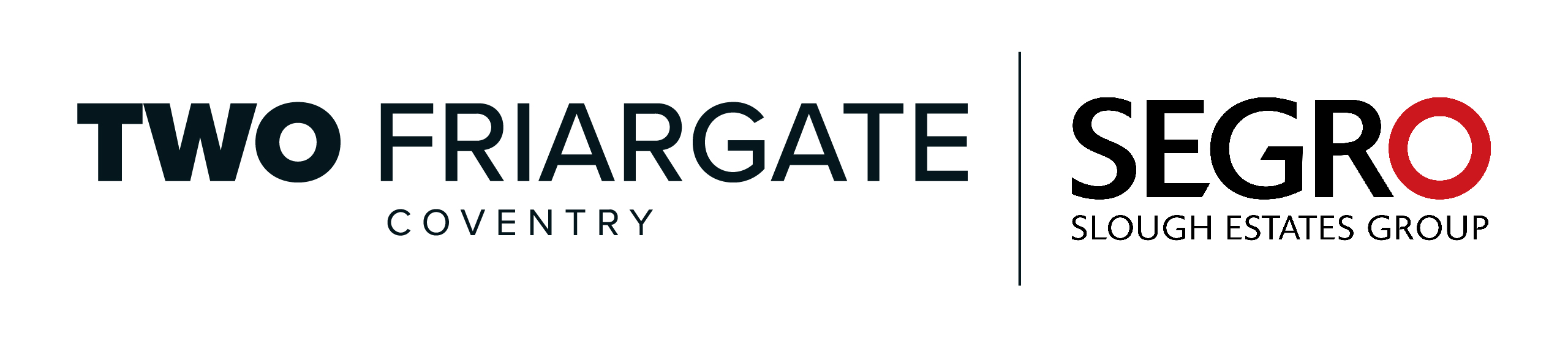 Lockup of TWO FRIARGATE and SEGRO logos - SEGRO has taken 7,000 sq ft of new office space in TWO FRIARGATE